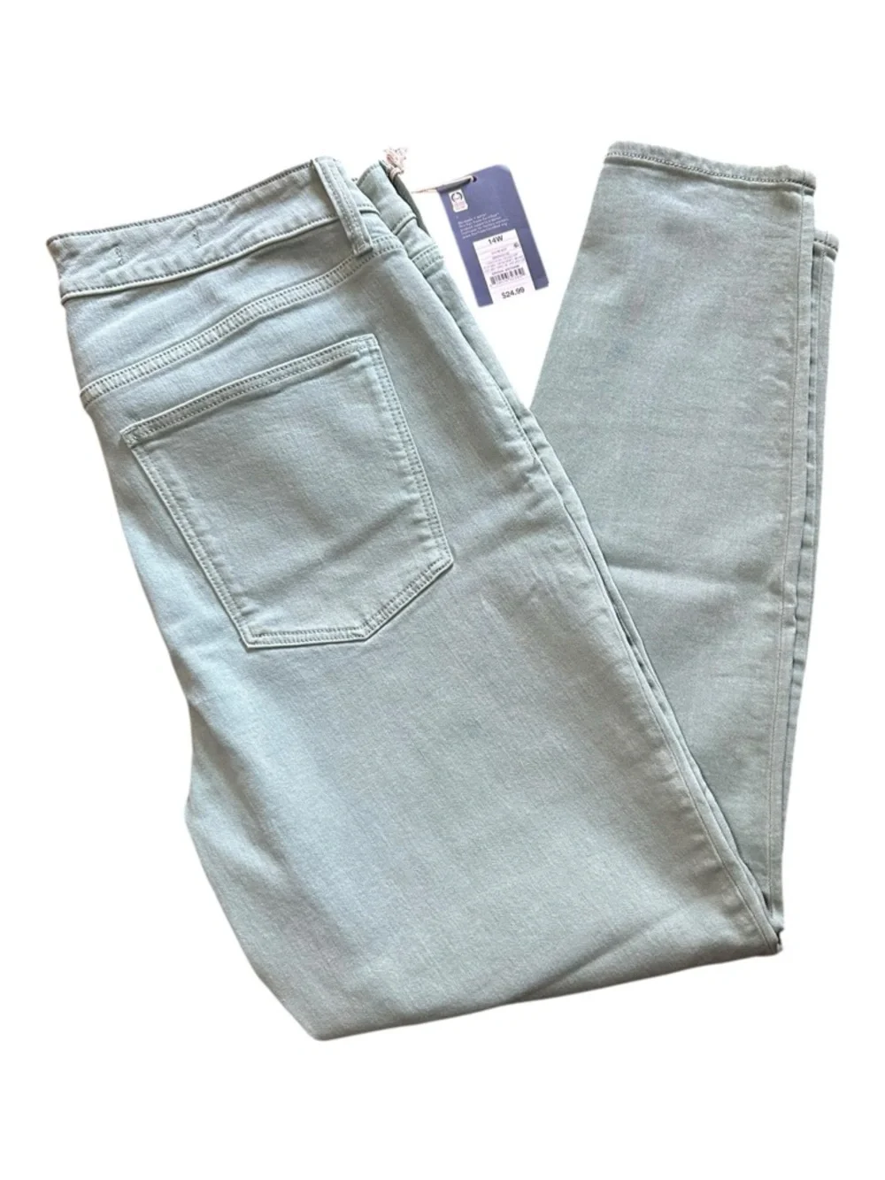 Universal Thread Mint Green Ankle Slim Jeans NWT - Picture 10 of 12